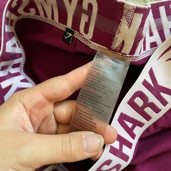 GYMSHARK Deep Plum Fit Leggings - Picture 3 of 3